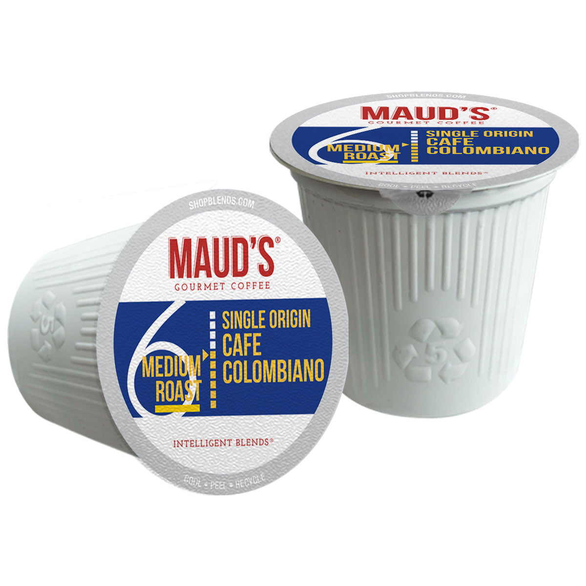Maud's Cafe Premium Colombian Single Origin Medium Roast Coffee Pods - Compatible with Keurig 2.0 & K-Cup Brewers - Perfect for Home, Office & Gifts