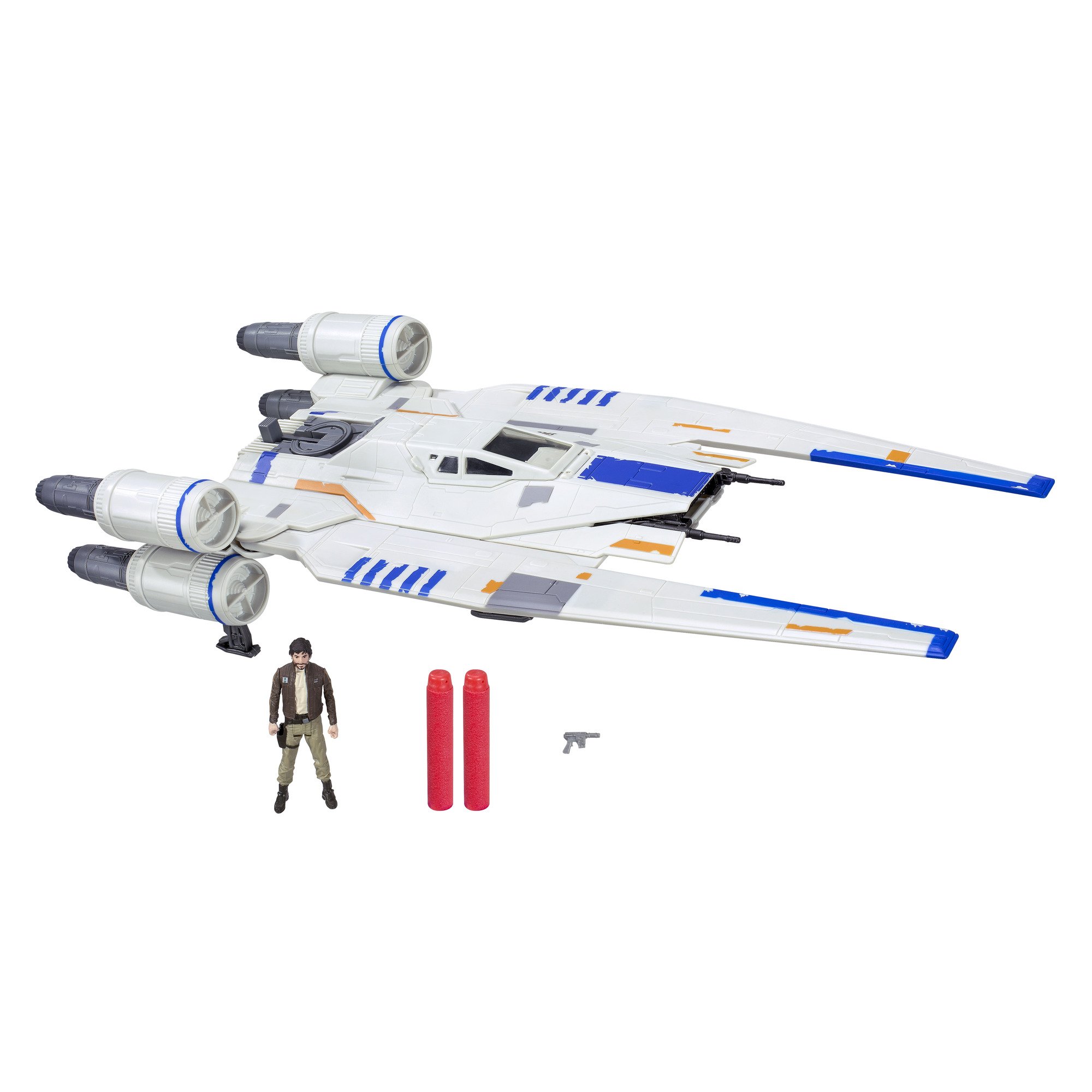 Star Wars Rogue One Rebel U-Wing Fighter Toy - Collectible Model Spaceship for Kids & Adults - Perfect for Display, Play & Star Wars Themed Parties