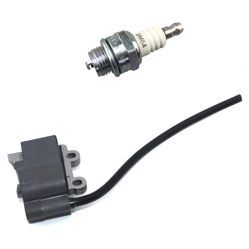 Shindaiwa Echo PB-500H PB-500T PB-500 Series Ignition Coil with BM6A Spark Plug - Compatible with BPM8Y BPMR8Y Gas/Petrol Leaf Blower - Perfect for Lawn Maintenance & Yard Cleaning