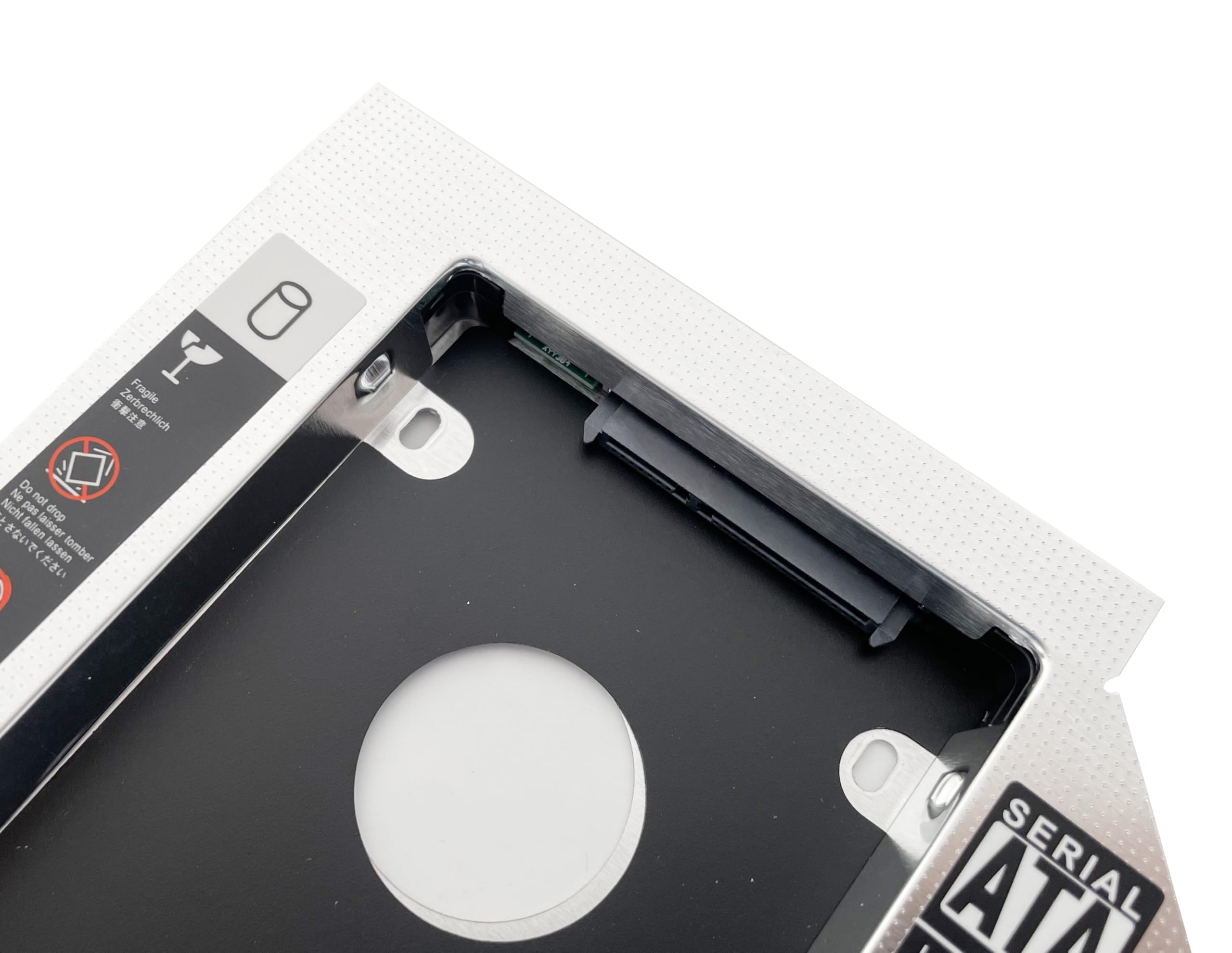 12.7mm 2nd HDD SSD Hard Drive Optical Bay Caddy for iMac A1312 A1311 2012 2011 2010 - Replace SuperDrive DVD with Extra Storage - Perfect for Upgrading iMac Storage & Performance
