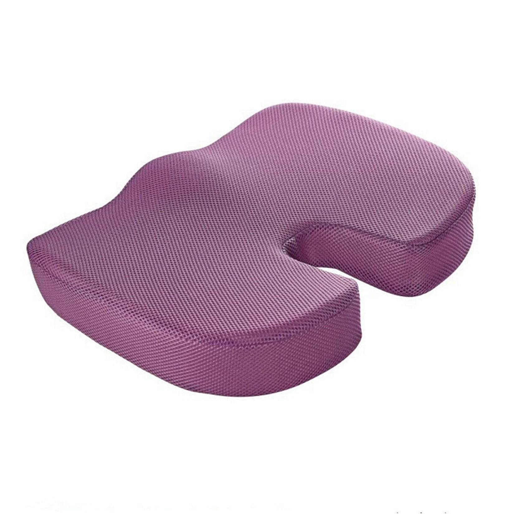 Premium U-Shaped Memory Foam Seat Cushion for Back Pain Relief - Orthopedic Lumbar Support Chair Pad with Great Elasticity - Perfect for Office Chairs, Car Seats, and Home Use