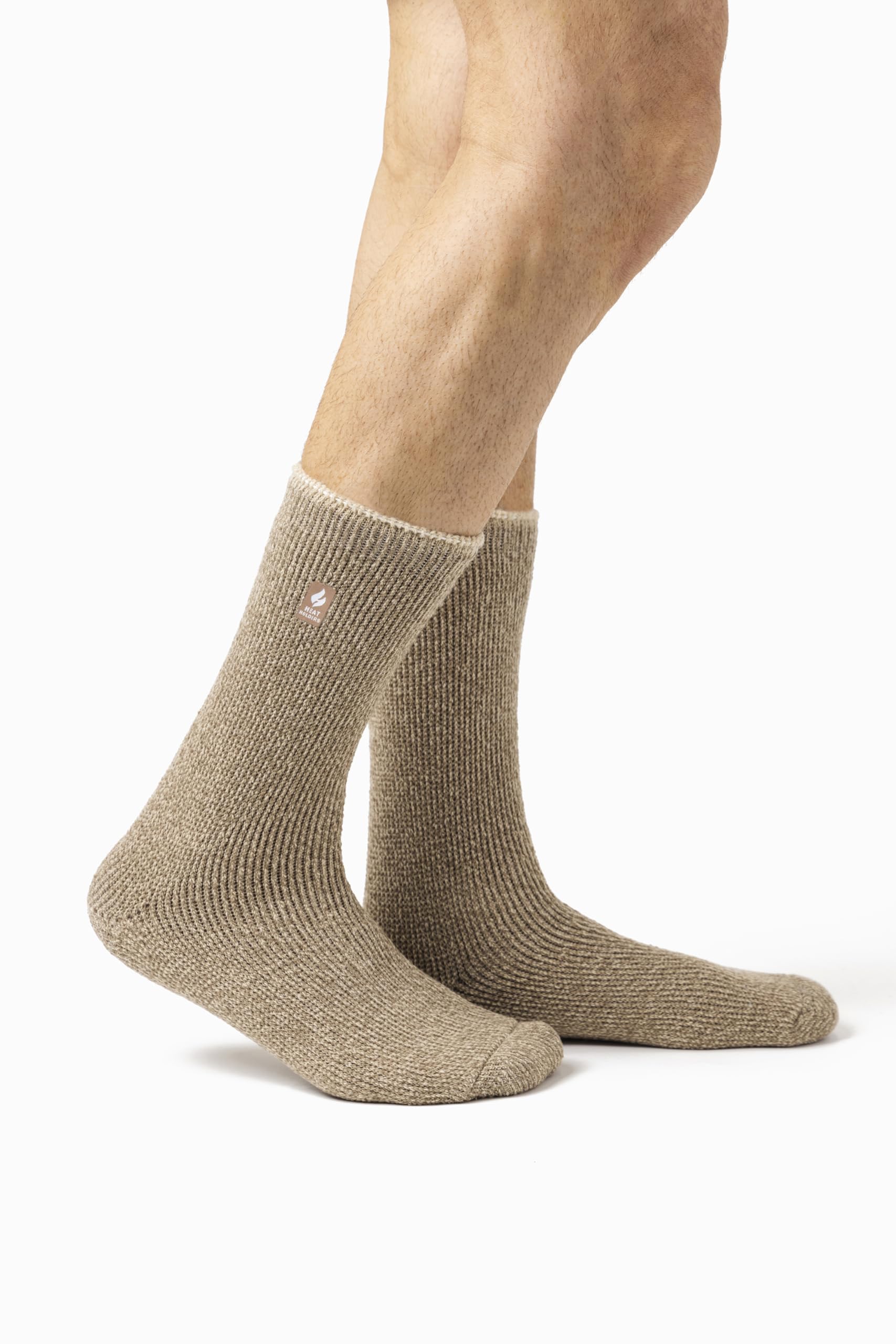 HEAT HOLDERS Men's Thermal Socks - Ultra Warm 2.3 TOG Winter Crew Socks for Cold Weather | Perfect for Skiing, Hiking & Outdoor Activities