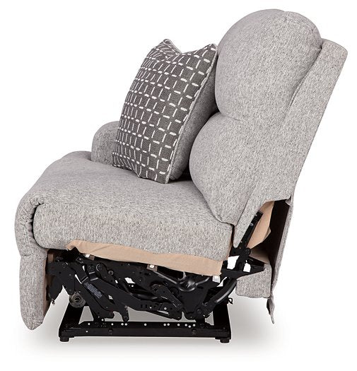 Acklen Place Power Reclining Sectional Sofa with USB Chargers - Modern L-Shaped Recliner Couch for Living Room, Home Theater & Family Gatherings