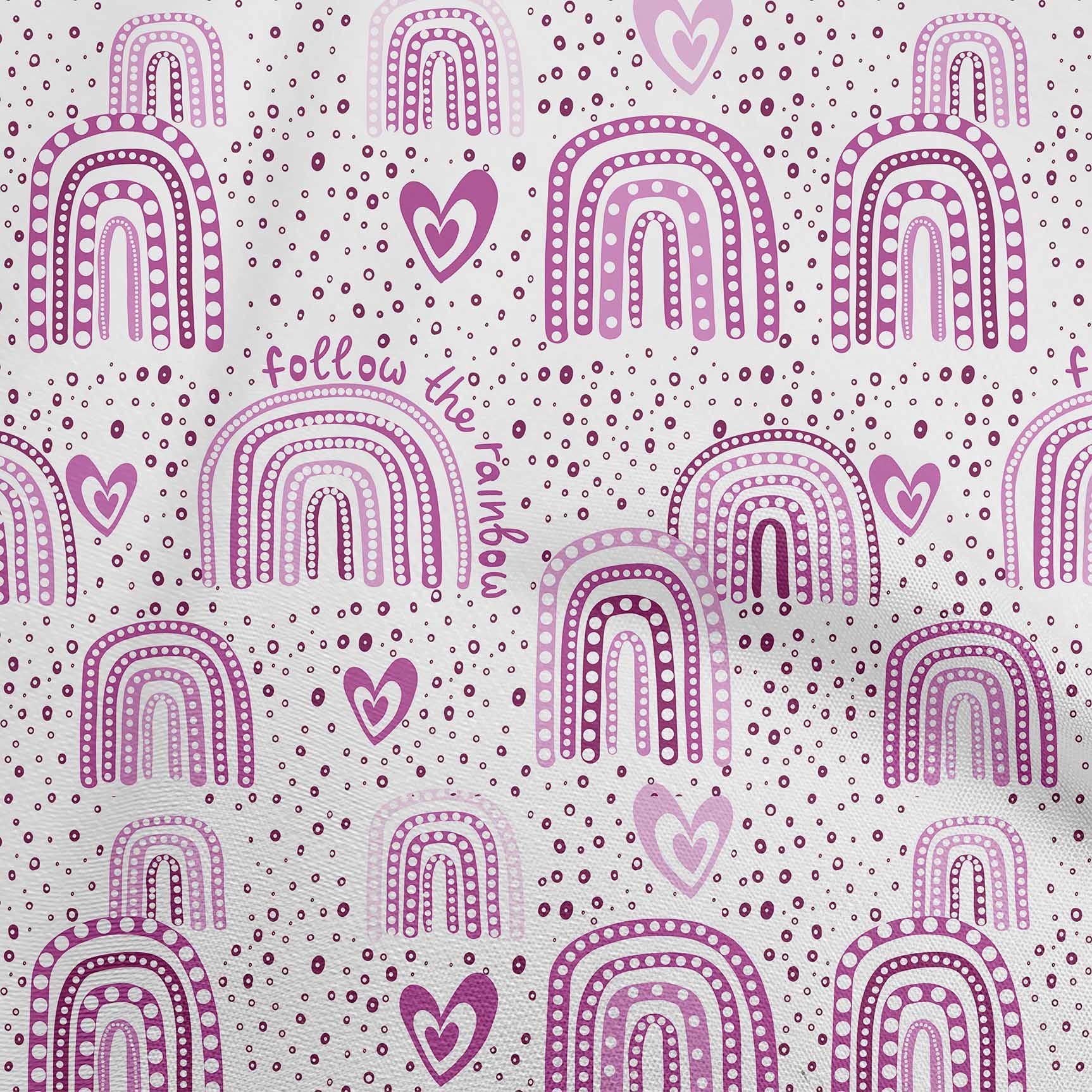 oneOone Rayon Purple Kawaii Fabric - 56 Inch Wide Printed DIY Sewing Material for Clothing, Dresses & Crafts | Soft, Lightweight & Vibrant for Sewing Projects, Cosplay & Home Decor