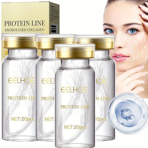 4PCS Instalift Protein Thread Lifting Set for Face Lift - Soluble Nano Gold Essence & Absorbable Collagen - Anti-Aging Facial Treatment for Women - Perfect Birthday & Christmas Gift for Wrinkles Reduction & Skin Tightening (Home Spa & Special Occasion Use)