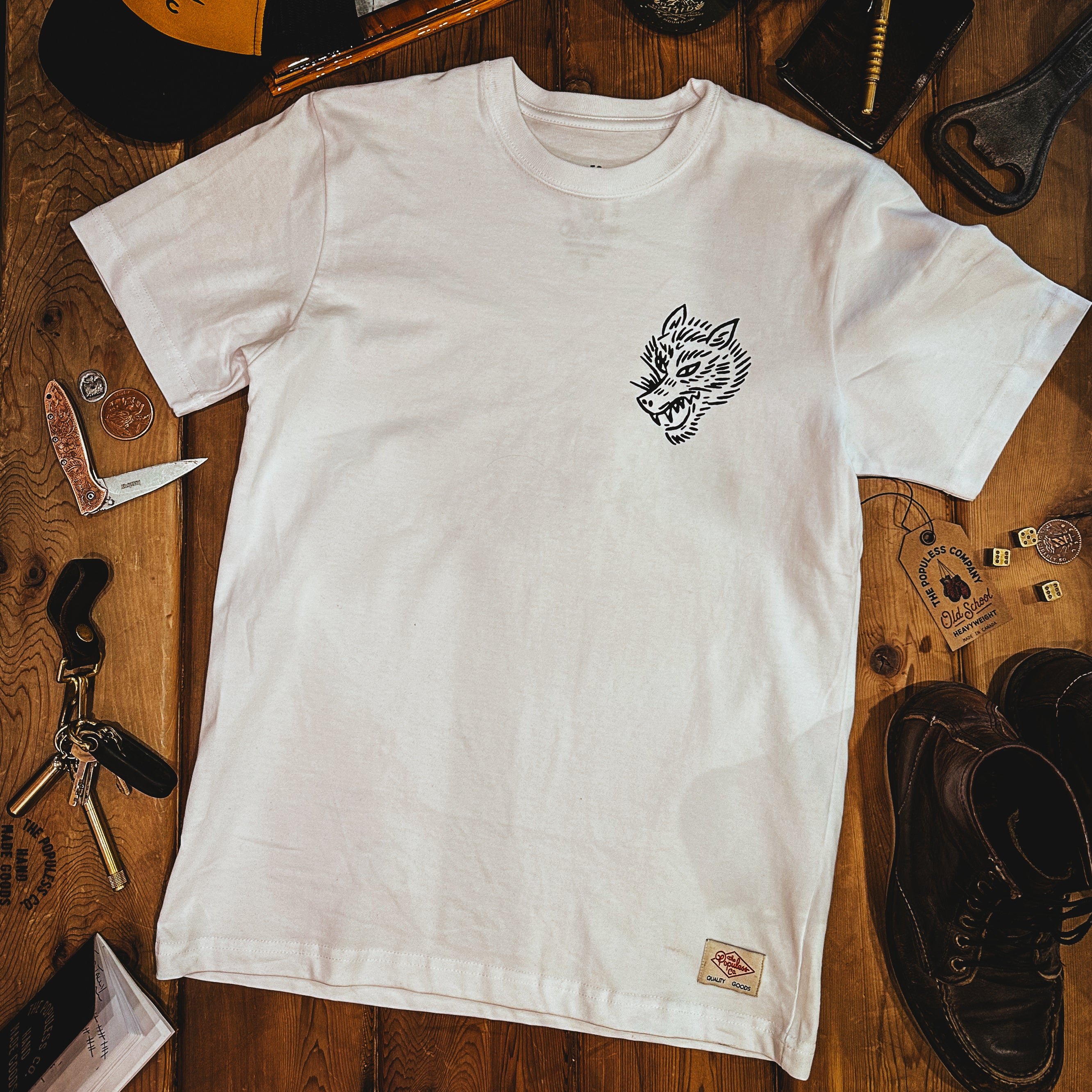 Premium Nomad T-Shirt for Men & Women - Soft Cotton Crewneck Tee - Comfortable Casual Wear for Travel, Hiking & Everyday Outfits - White