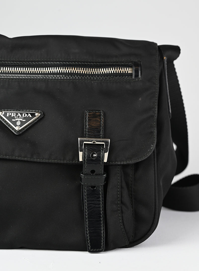 Prada Black Nylon Shoulder Bag for Women - Stylish & Durable Office Work Tote for Business & Travel