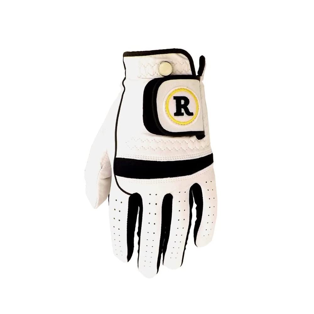 Premium Cabretta Leather Golf Gloves for Men - Left Hand Medium Size | Soft & Durable for Enhanced Grip | Perfect for Driving Range, Tournaments & Casual Play