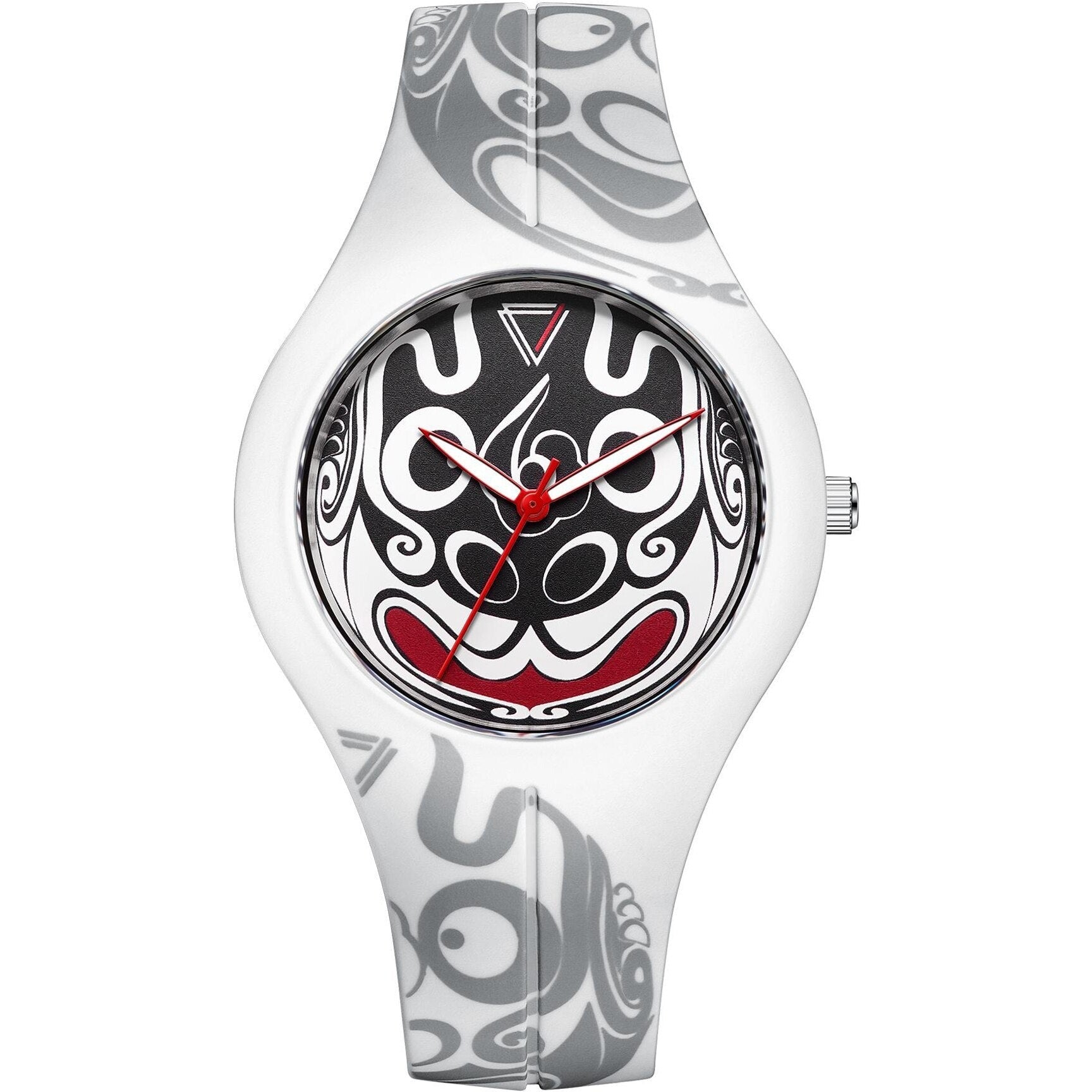Mark Fairwhale Peking Opera Inspired Creative Watch - Unique Chinese Cultural Design for Men & Women - Perfect for Costume Parties, Cultural Events & Fashion Statements
