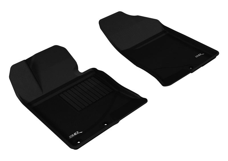 3D MAXpider Kagu Custom Fit Floor Mats for 2011-2015 Kia Optima - 1st Row Black All-Weather Car Mats - Perfect for Daily Commute & Road Trips
