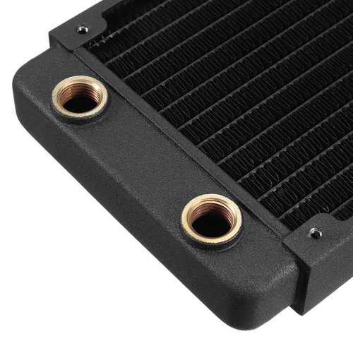 240mm Copper PC Water Cooling Radiator - High Performance Desktop Computer Liquid Cooling System for Gaming Rigs & Workstations
