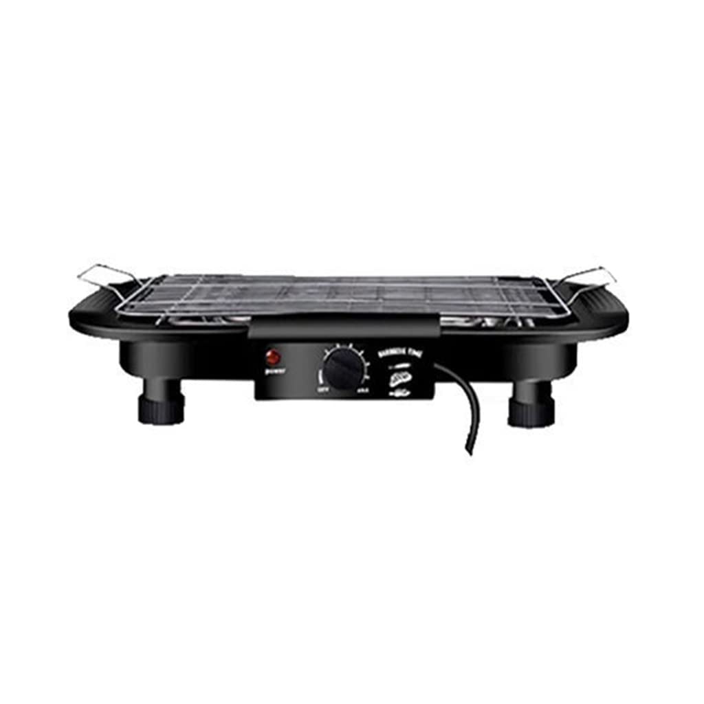 HQW Electric Barbecue Grill - Smoke-Free Indoor Korean BBQ Grill with High Power, Non-Stick Frying Pan for Home, Apartment & Camping Use | Perfect for Family Gatherings, Parties & Outdoor Adventures