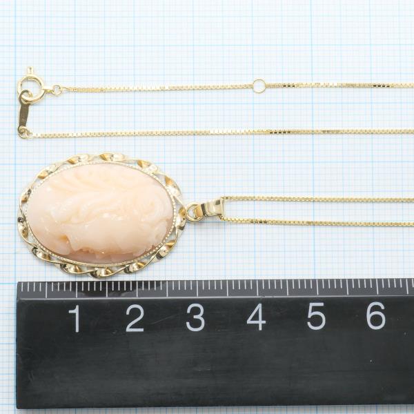18K Yellow Gold Coral Necklace for Women - Elegant Handmade Jewelry Gift for Birthday, Anniversary & Special Occasions