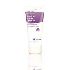 Coloplast Baza Clear Moisture Barrier Ointment 1.75 oz (50g) - Skin Protectant for Incontinence & Irritation - Ideal for Daily Care & Diaper Rash Prevention