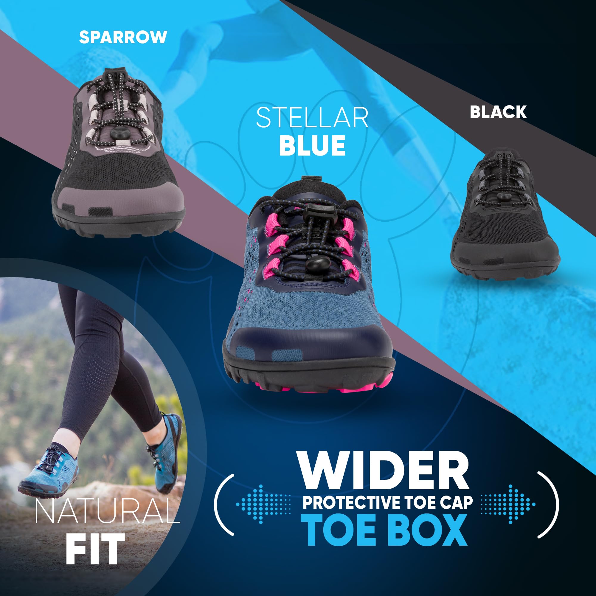 Xero Shoes Barefoot Water Shoes for Women - Aqua X Sport Minimalist Water Shoes with Wide Toe Box & Zero Drop Heel | Perfect for Beach, Hiking, Running, Swimming & Outdoor Activities
