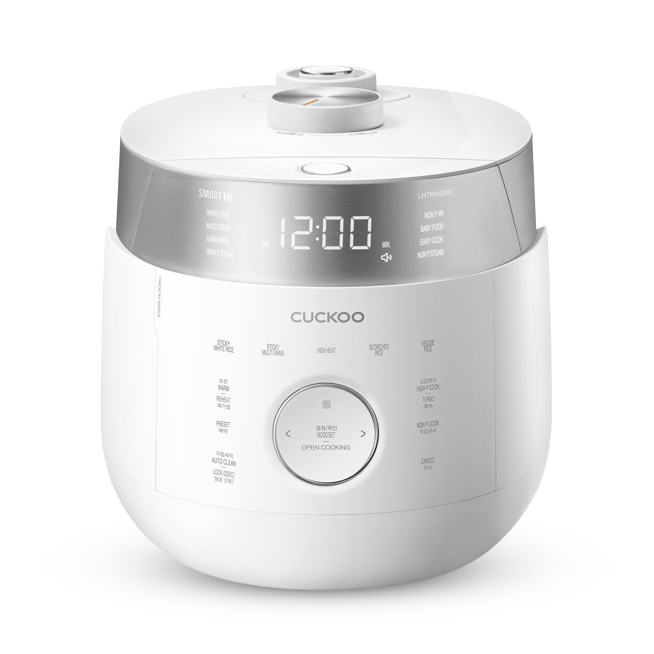 6 Cup IH Twin Pressure Rice Cooker (CRP-LHTR0609F) - Fast & Even Cooking for Perfect Rice, Steam & Slow Cook - Ideal for Small Families, Dorms & Meal Prep