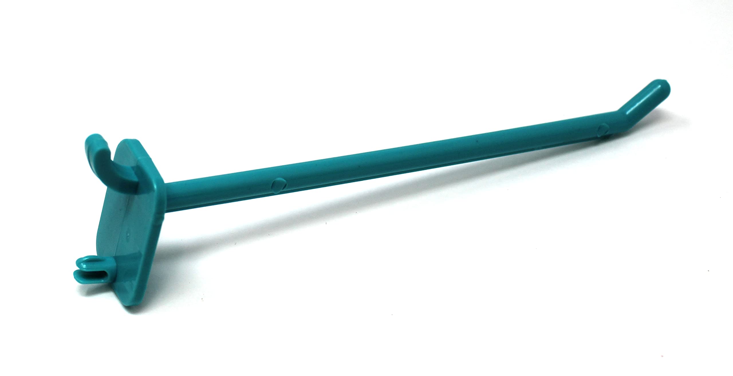 JSP Manufacturing Teal Plastic Pegboard Hooks for Garage, Tools, Storage, Jewelry & Crafts - 2