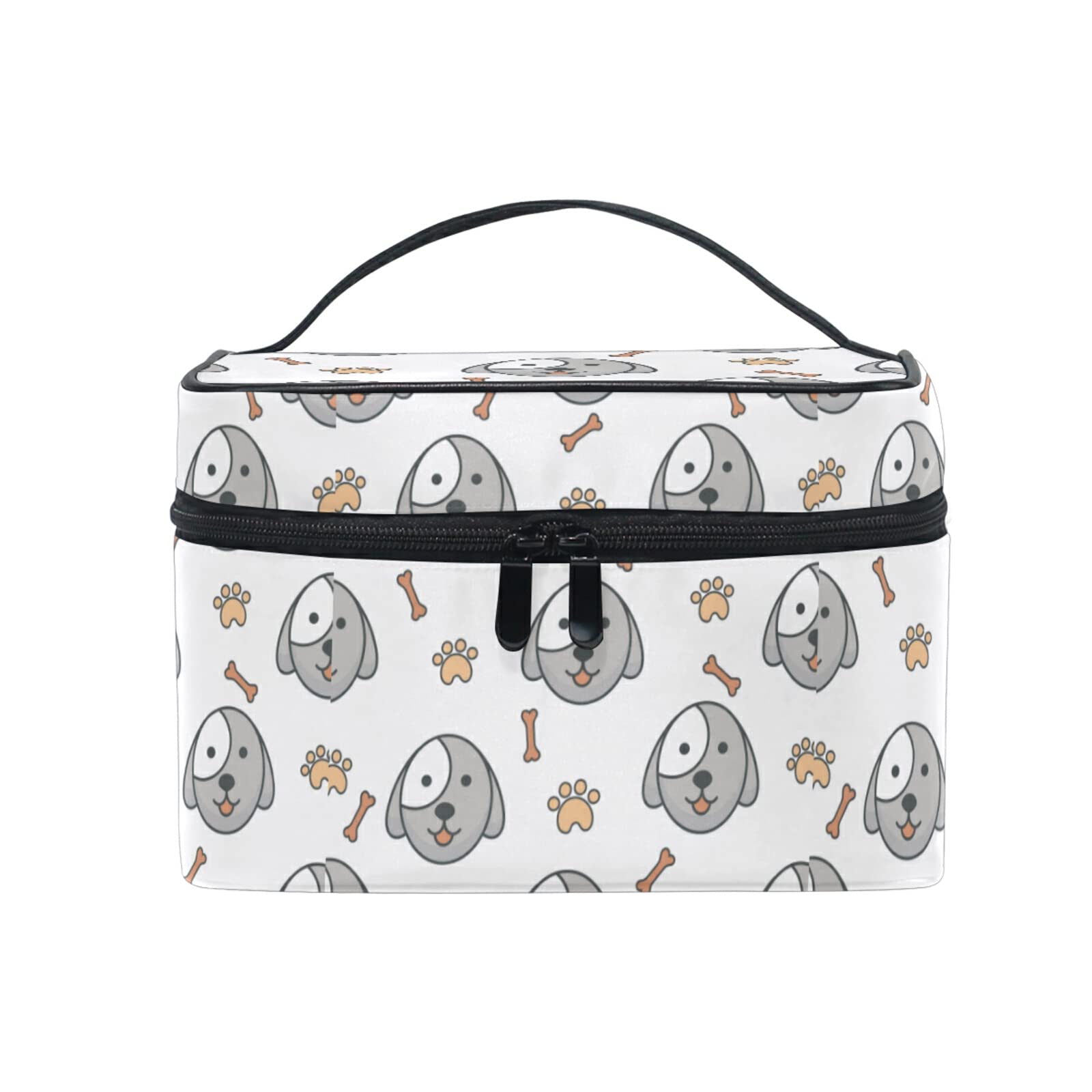 Adorable Pet-Themed Makeup Bag for Women - Cute Dog Bone Cosmetic Pouch & Travel Toiletry Organizer | Perfect for Travel, Gym, and Daily Beauty Essentials Storage