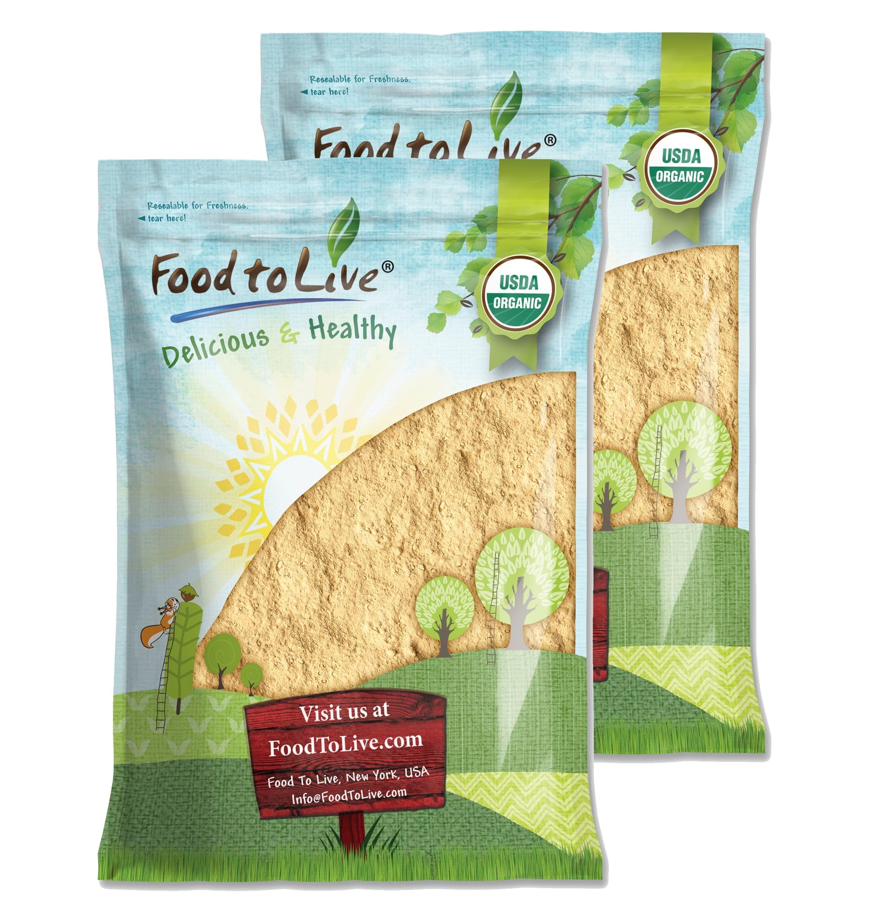 Organic Yellow Maca Powder 16lb - Raw Ground Maca Root, Non-GMO, Kosher, Vegan, Bulk Superfood - Perfect for Smoothies, Baking & Energy Boosting