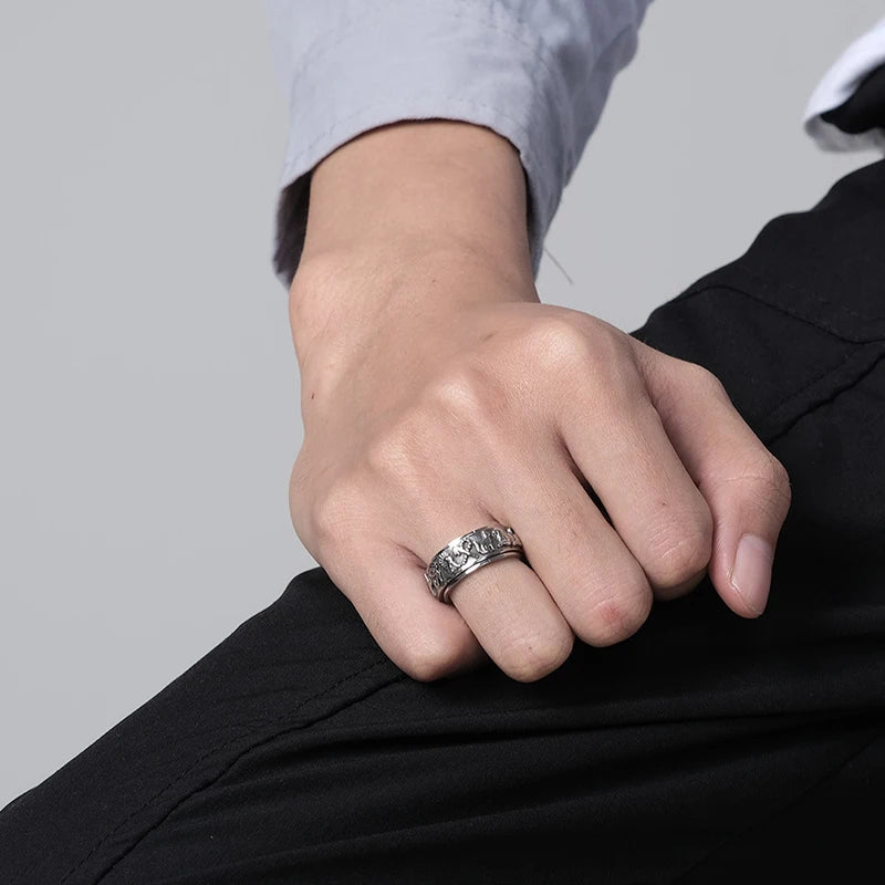 Egyptian Kingdom Ring - Ancient Egyptian Style Jewelry for Men & Women - Perfect for Costume Parties, Historical Reenactments & Unique Gifts