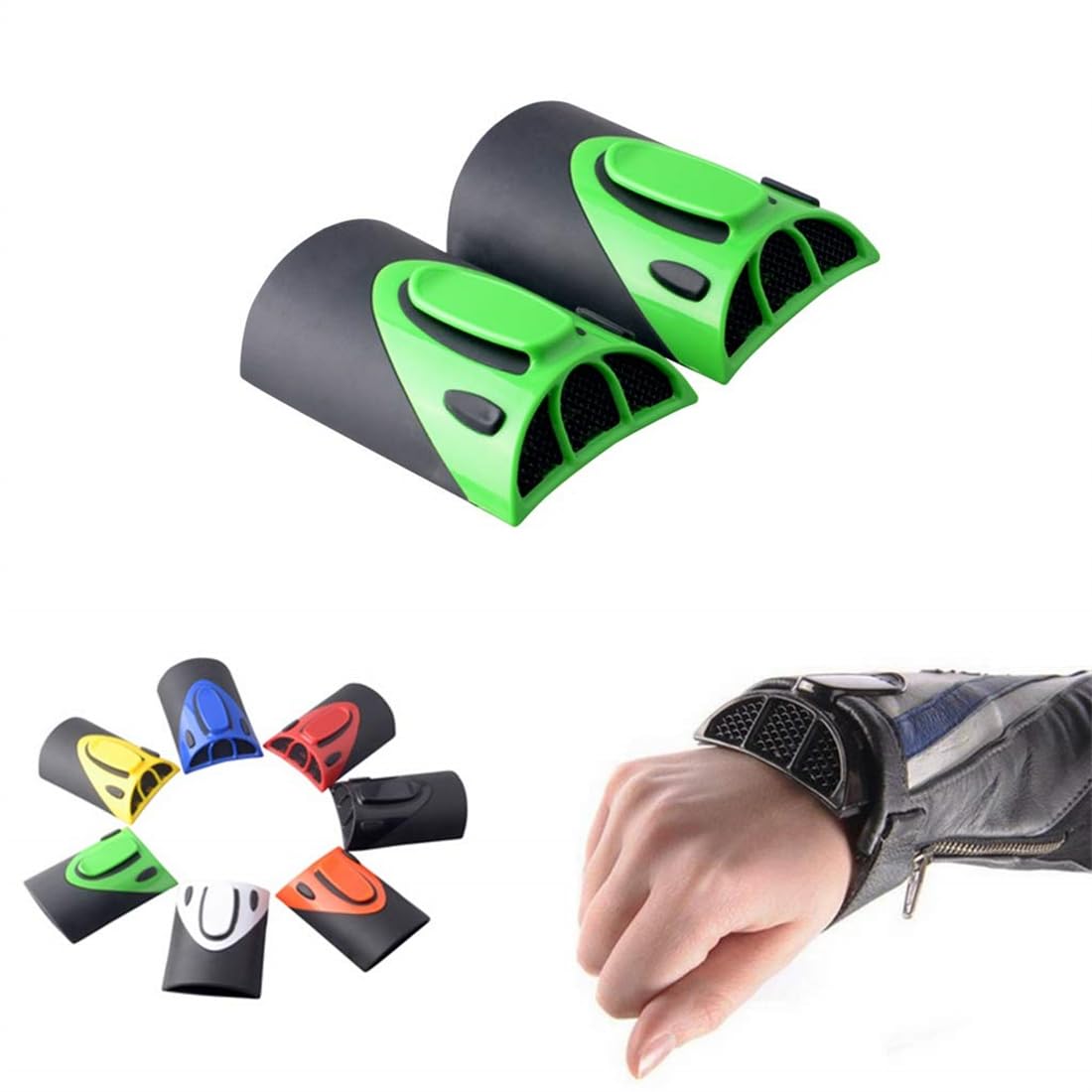 Goldfire Universal Motorcycle Cooling Jacket Sleeves - 1 Pair Ventilated Arm Sleeves for Heat Dissipation & Summer Riding Comfort | Ideal for Warm Weather Motorcycle Tours, Commuting and Long-Distance Rides