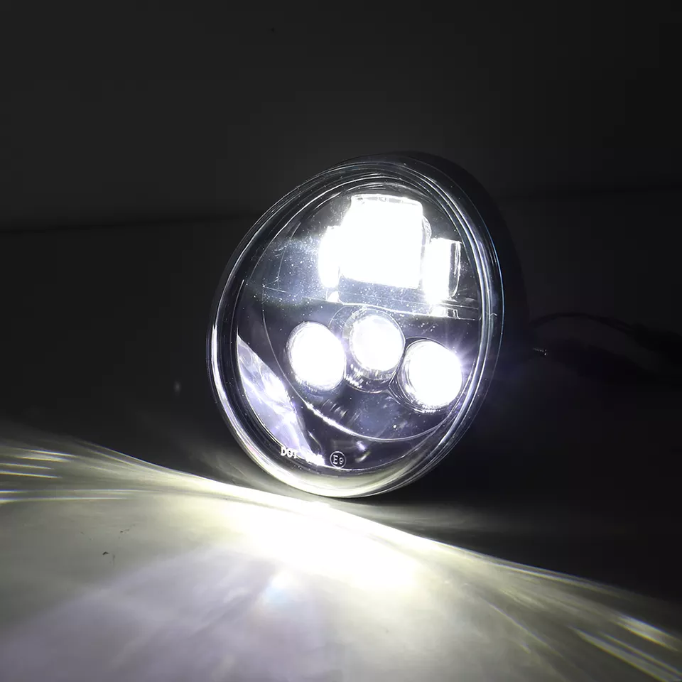Eagle Lights V-Rod & Street Rod LED Projection Headlight - High Performance Motorcycle Lighting for Harley Davidson VRSC Models - Perfect for Night Riding and Enhanced Visibility