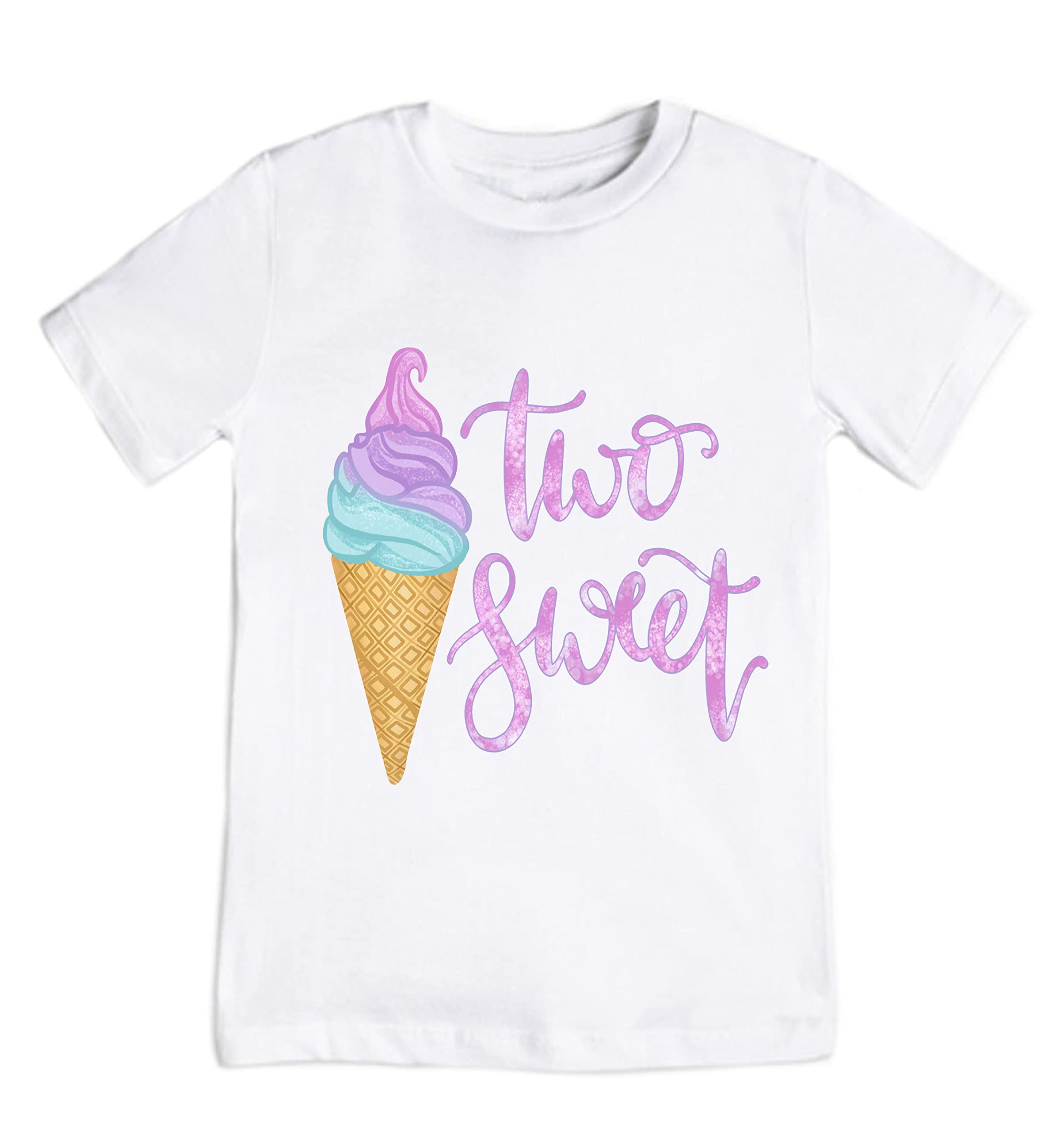 Too Sweet Ice Cream 2nd Birthday Shirt for Girls & Boys - Adorable Candy Themed Outfit for 18 Month Old - Perfect for Birthday Parties, Photo Shoots & Special Celebrations