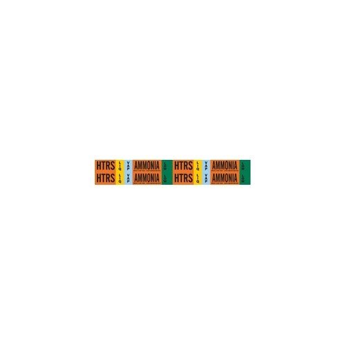 Brady 145909 Vinyl Pipe Markers for Ammonia Low IIAR - 0.75