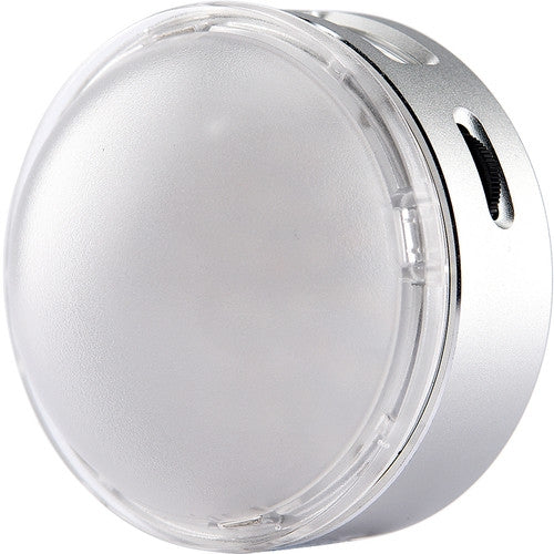 Godox Round Mini RGB LED Magnetic Light - Silver | Portable LED Video Light for Photography, Vlogging & Content Creation
