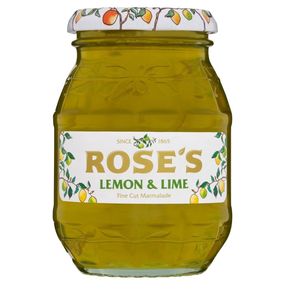Groceries Rose's Lemon & Lime Fine Cut Marmalade (454g) - Premium Citrus Spread for Toast, Baking & Gift Giving