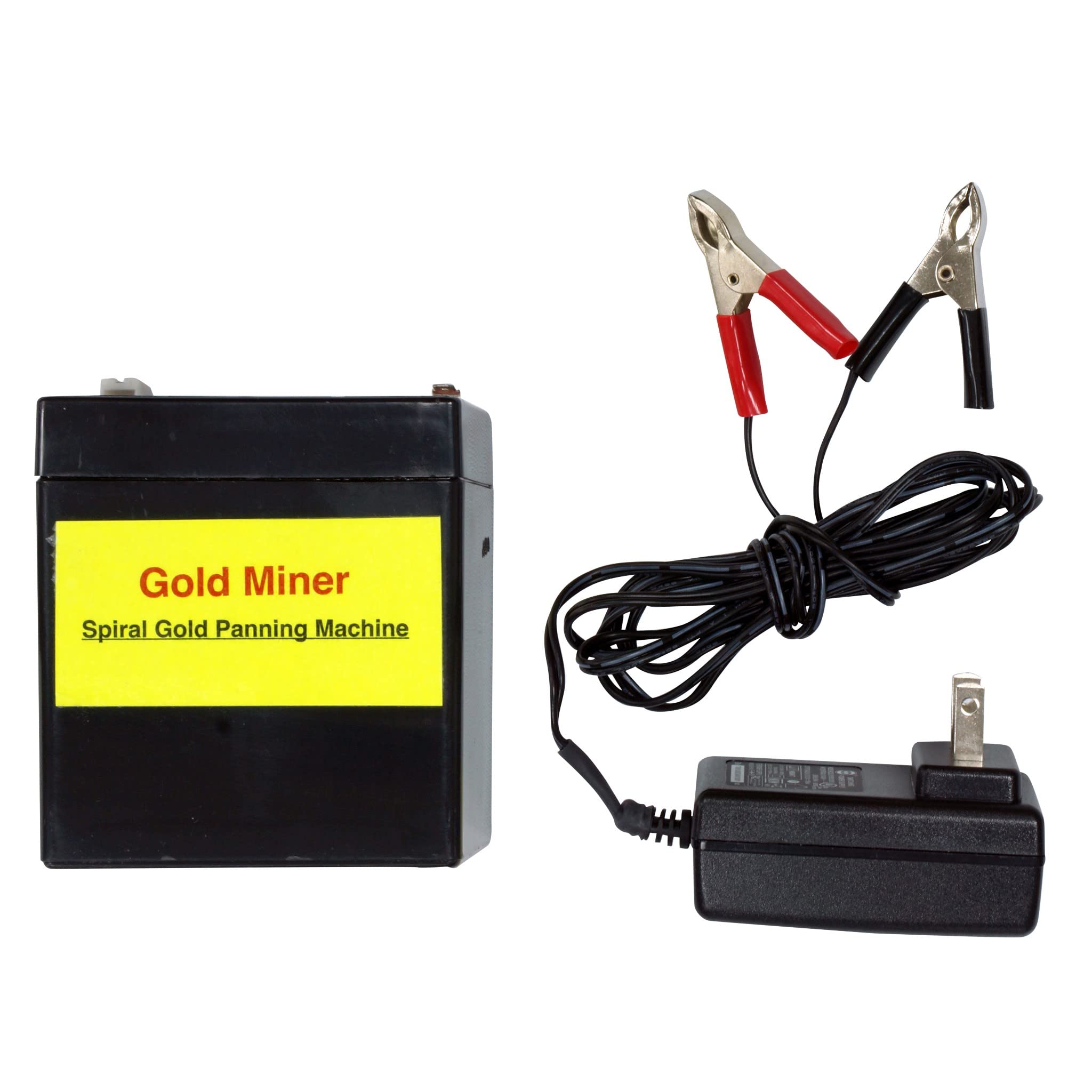 Gold Miner Battery Charger Kit for Spiral Gold Panning Machine TGP-002 - Portable Power Solution for Gold Prospecting & Outdoor Mining Adventures