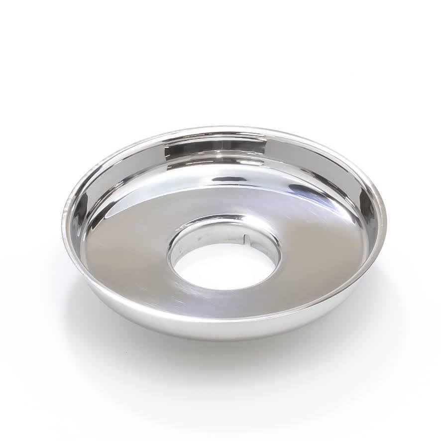 Stainless Steel Mirror Polished Feed Pan for Poultry & Livestock - Durable & Easy to Clean Animal Feeding Trough for Farms, Ranches, and Backyard Coops