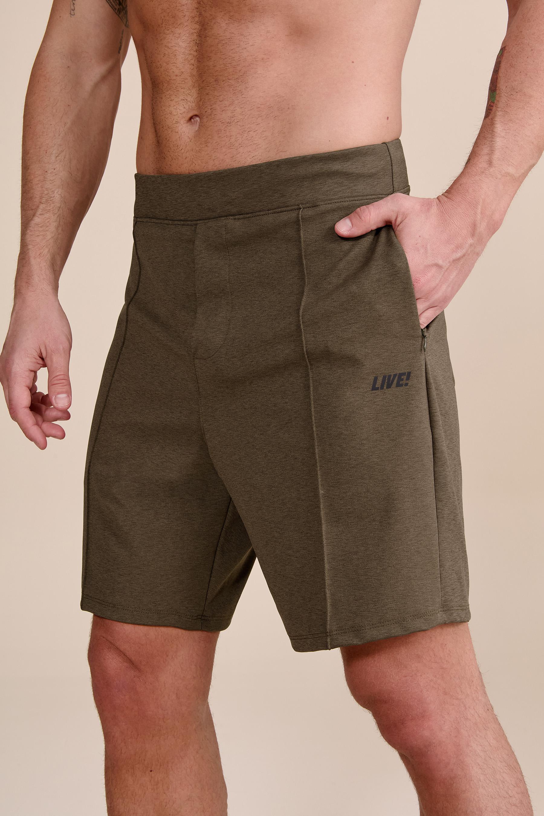 Men's Soft Blend Long Shorts - Comfortable Casual & Athletic Wear for Summer, Gym, and Lounge