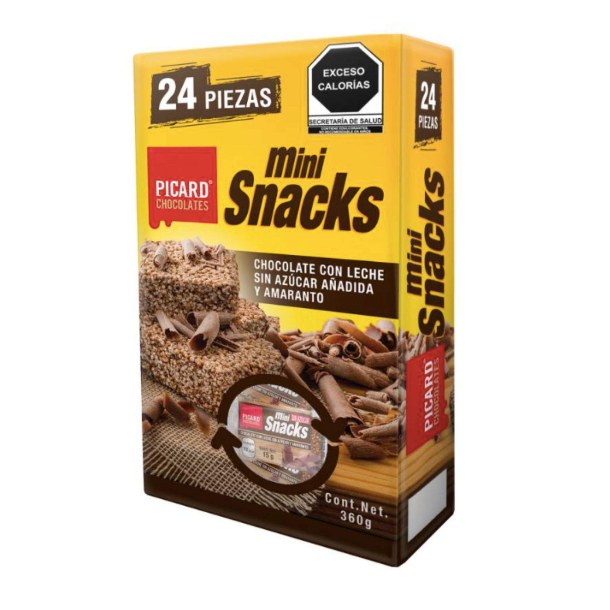 Picard Chocolates - Sugar-Free Mini Chocolate & Amaranth Snack Bars | Healthy Gluten-Free Treats for Office, Travel & Gifting