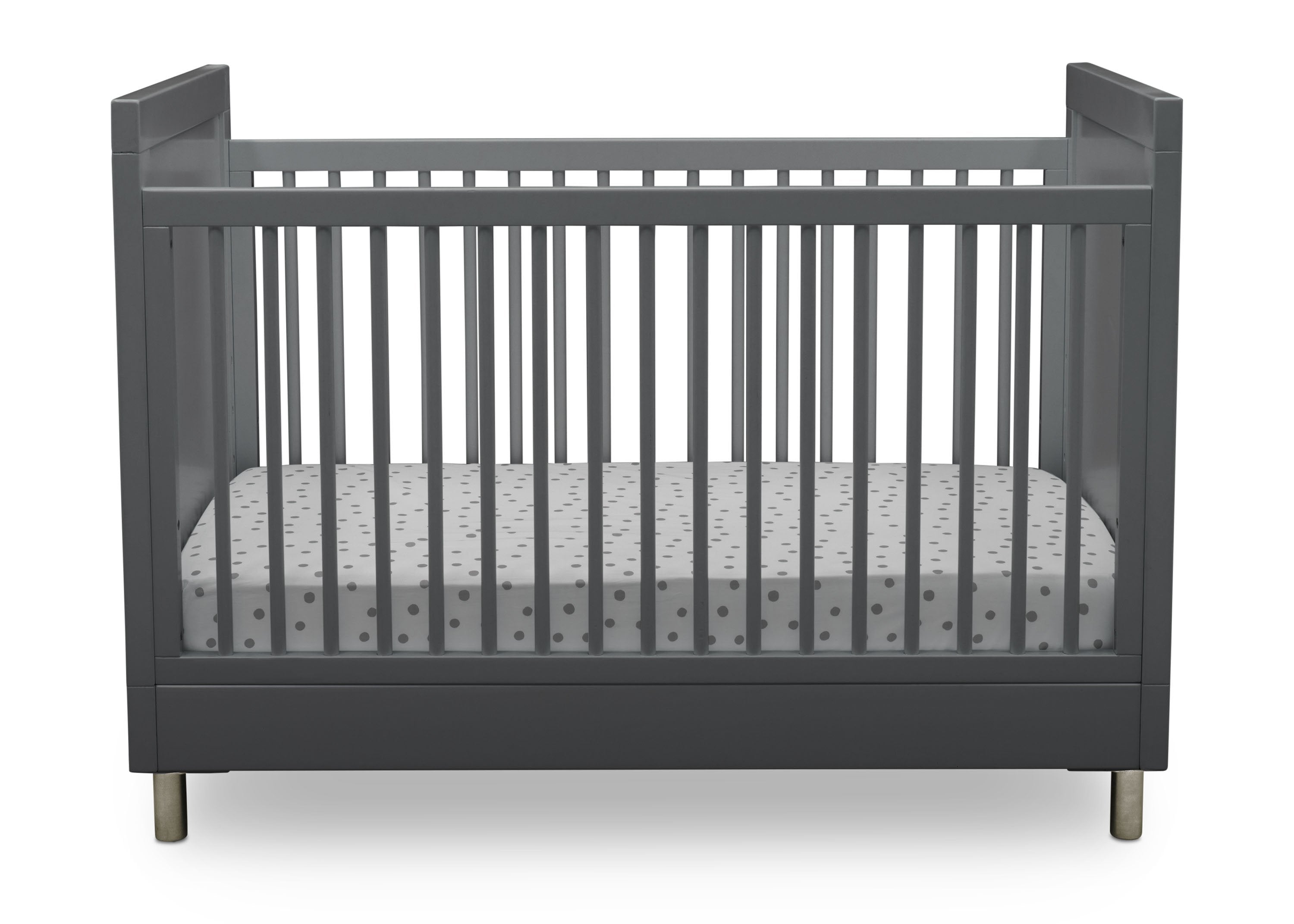 Avery 3-in-1 Convertible Baby Crib - White Nursery Furniture for Newborn to Toddler | Perfect for Modern Nursery, Bedroom & Daycare Use