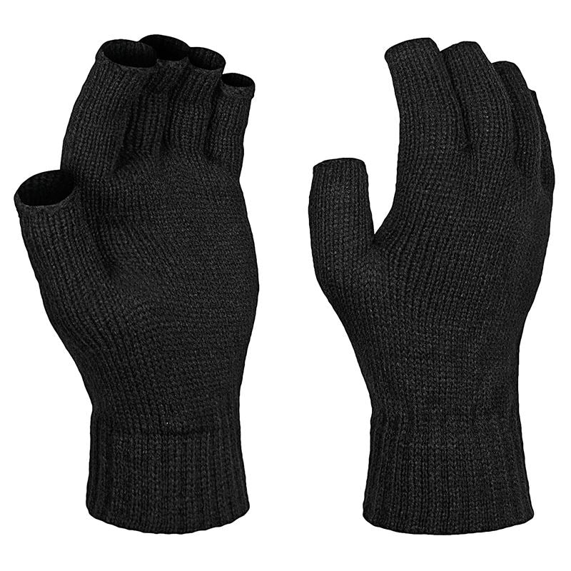 RG278 Fingerless Gloves for Men & Women - Warm Touchscreen Mittens for Running, Cycling, Hiking & Outdoor Activities