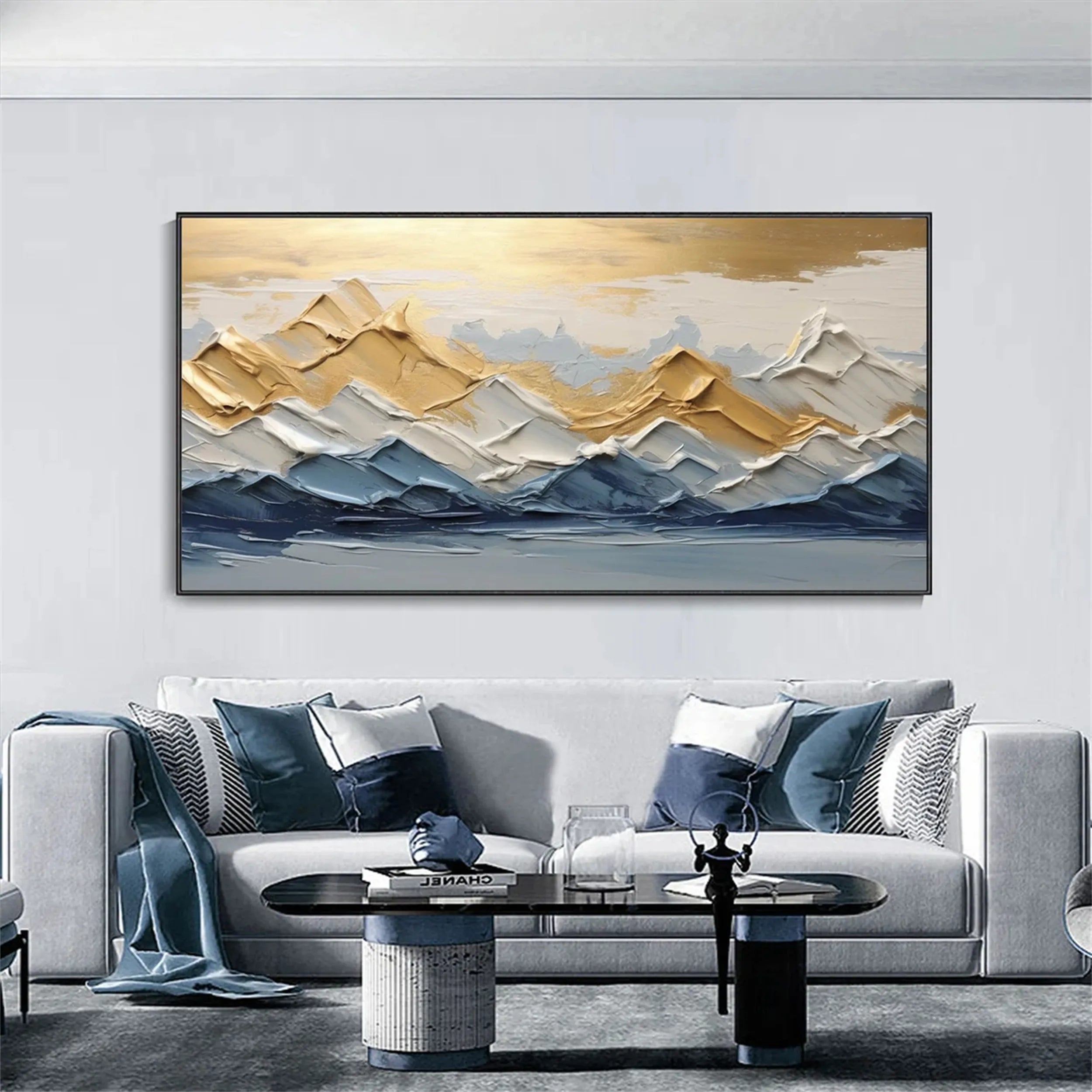 Minimalist Textured Plaster Art Painting - Modern Abstract Wall Decor for Living Room, Bedroom & Office #MM257