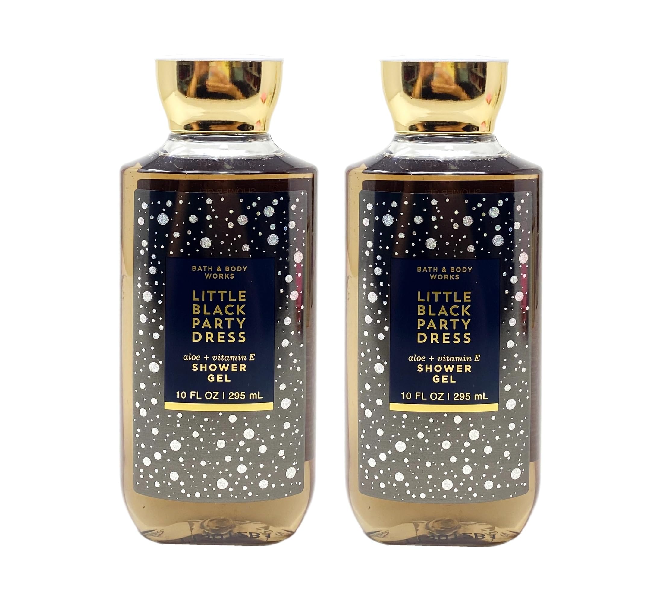 Bath & Body Works Little Black Party Dress 2-Piece Shower Gel Set - 10 fl oz (295 mL) Each - Perfect for Gifts, Travel & Luxurious Bath Time