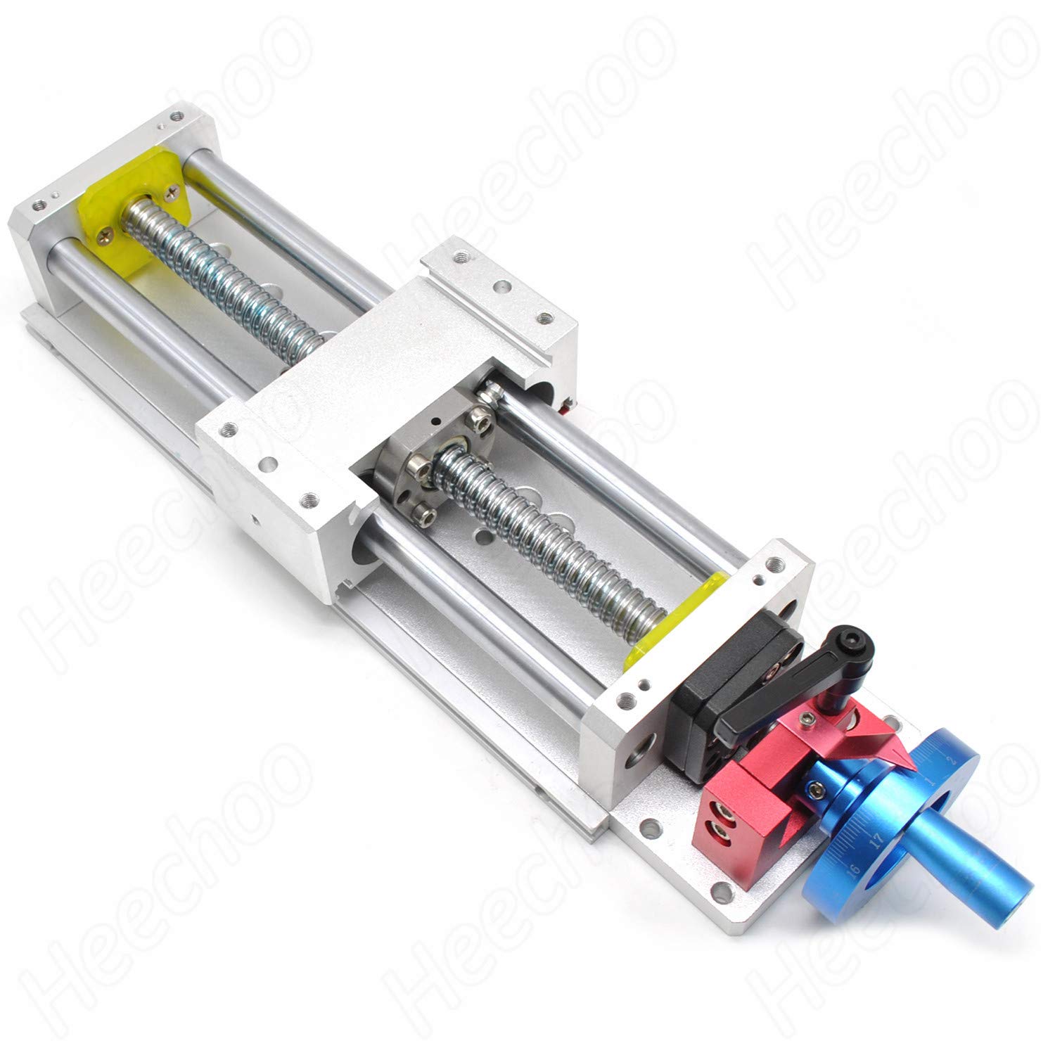 High Precision SFU1605 Ball Screw Linear Stage Actuator with Ruler - 100mm Stroke for DIY CNC Router, 3D Printer & Laser Engraving | Manual Slide Linear Rail Guide for Industrial Automation & Robotics Projects