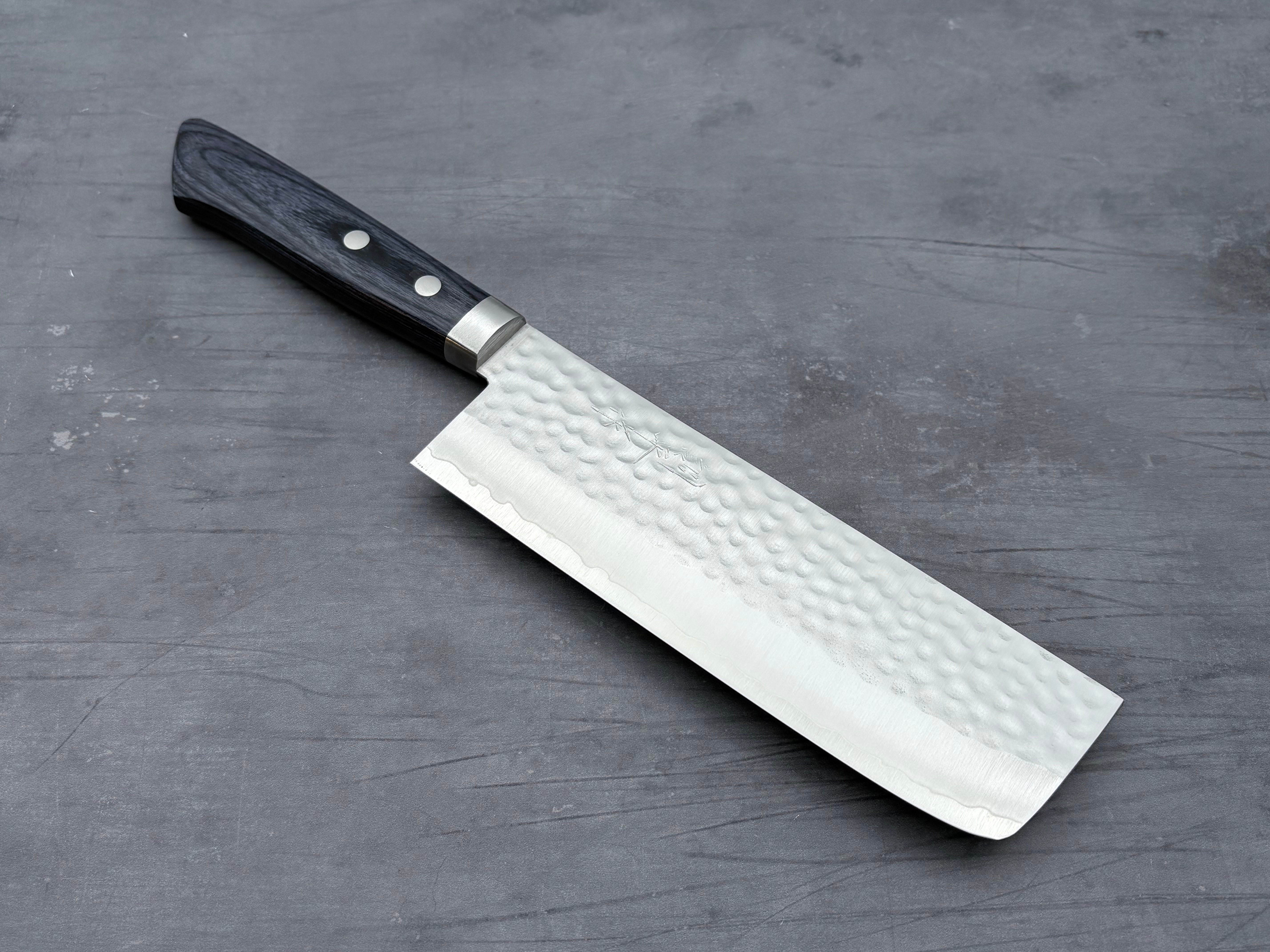 Masutani V1 Nakiri Japanese Vegetable Knife - High Carbon Stainless Steel Blade for Precise Chopping, Slicing, and Dicing - Perfect for Home Chefs and Professional Kitchens