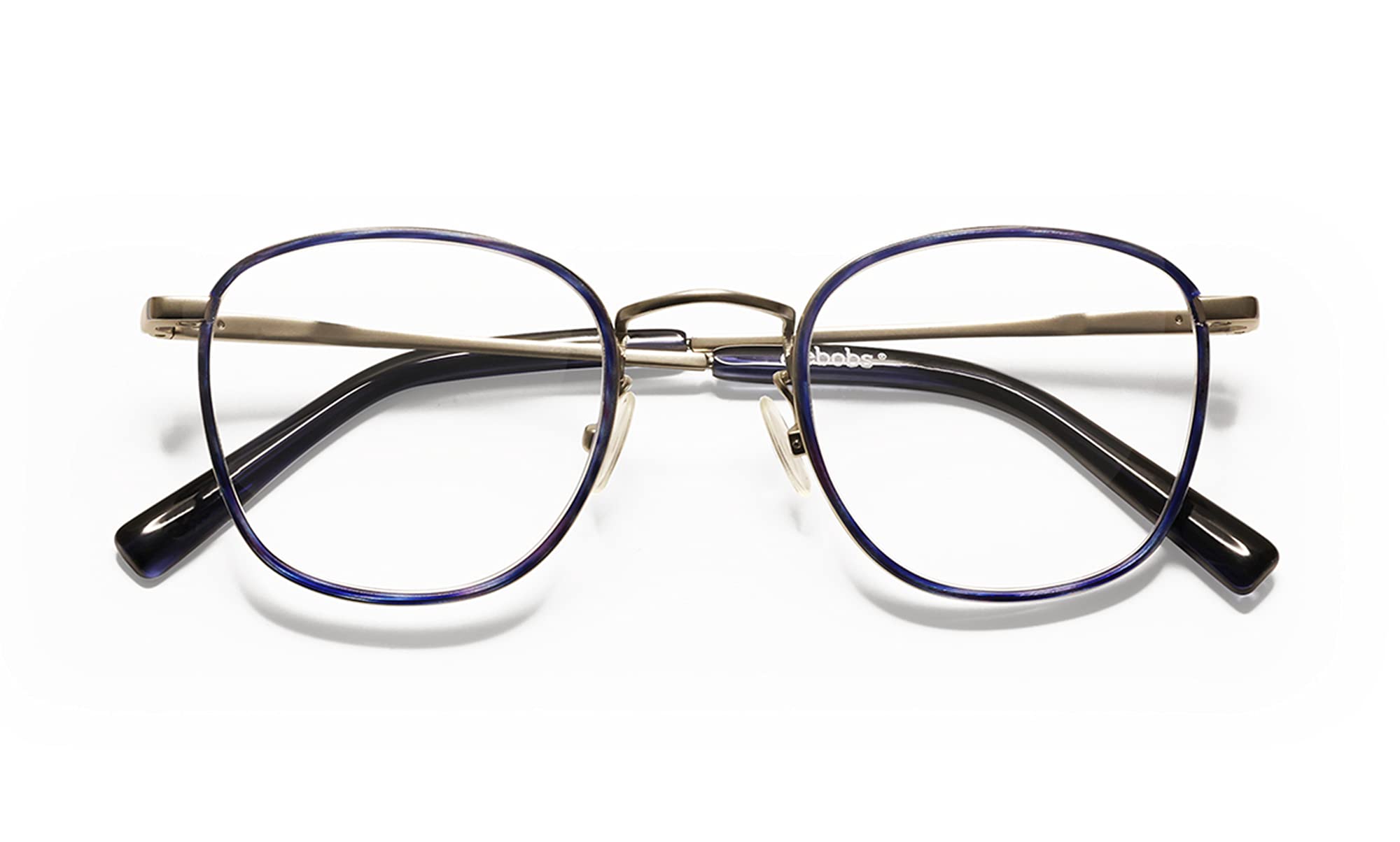 Eyebobs Inside Unisex Premium Reading Glasses for Men & Women - Square Frame Readers for Computer Work, Reading Books & Close-Up Tasks