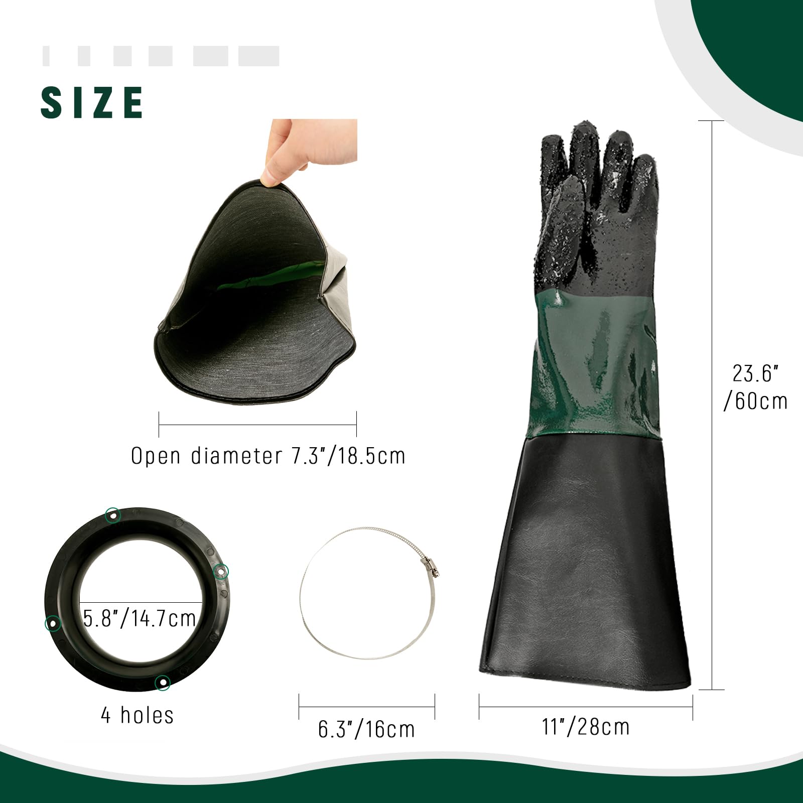 Sandblasting Gloves 23.6