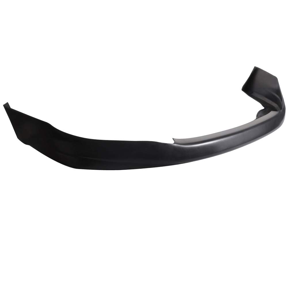IKON MOTORSPORTS HFP Style PU Black Front Bumper Lip Spoiler Splitter for 2003-2005 Honda Accord 4 Door Sedan - Enhance Style & Aerodynamics for Street Racing & Car Shows