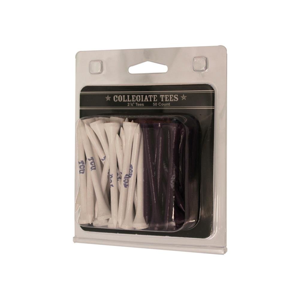 Team Golf NCAA Pack of 50 Golf Tees - Durable Wooden Golf Tees for Driving Range & Course Practice - Perfect for Golf Tournaments & Training Sessions