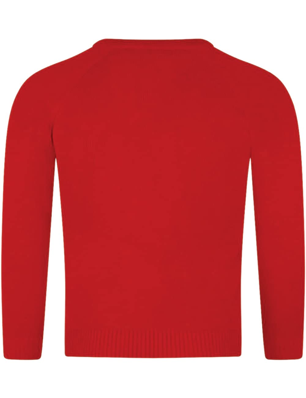 Bratatatmania Girls Knitted V-Neck Long Sleeve Sweater - Soft Cotton Kids Jumper for School Uniform & Casual Wear | Perfect for Classroom, Playdates & Family Outings