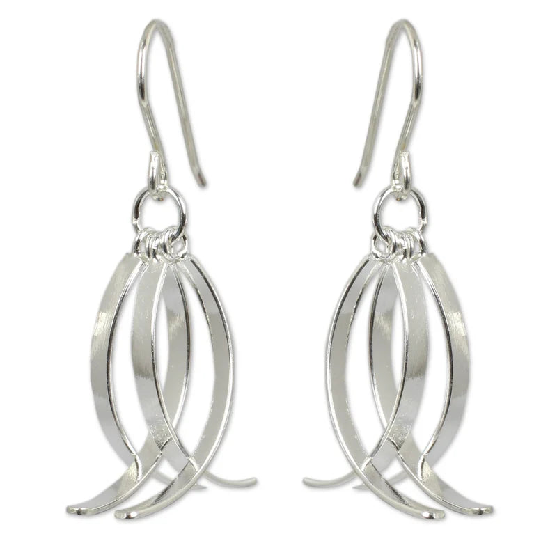 Sterling Silver Ichthys Fish Earrings - Christian Religious Jewelry for Women - Perfect for Church, Baptism & Everyday Wear