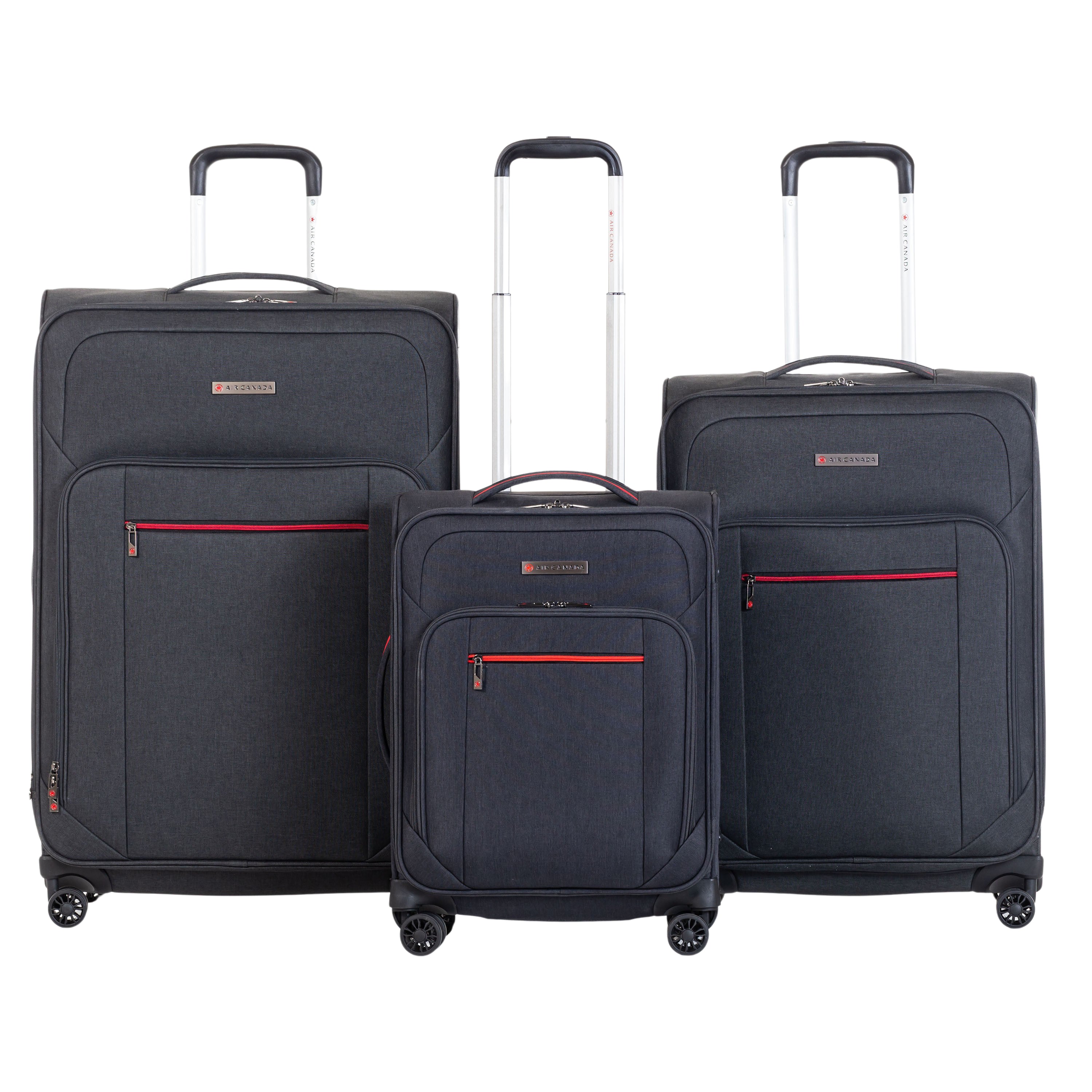 Air Canada Indigo Lite 3-Piece Expandable Spinner Luggage Set - Lightweight Carry-On & Checked Suitcases for Travel, Business Trips & Vacations
