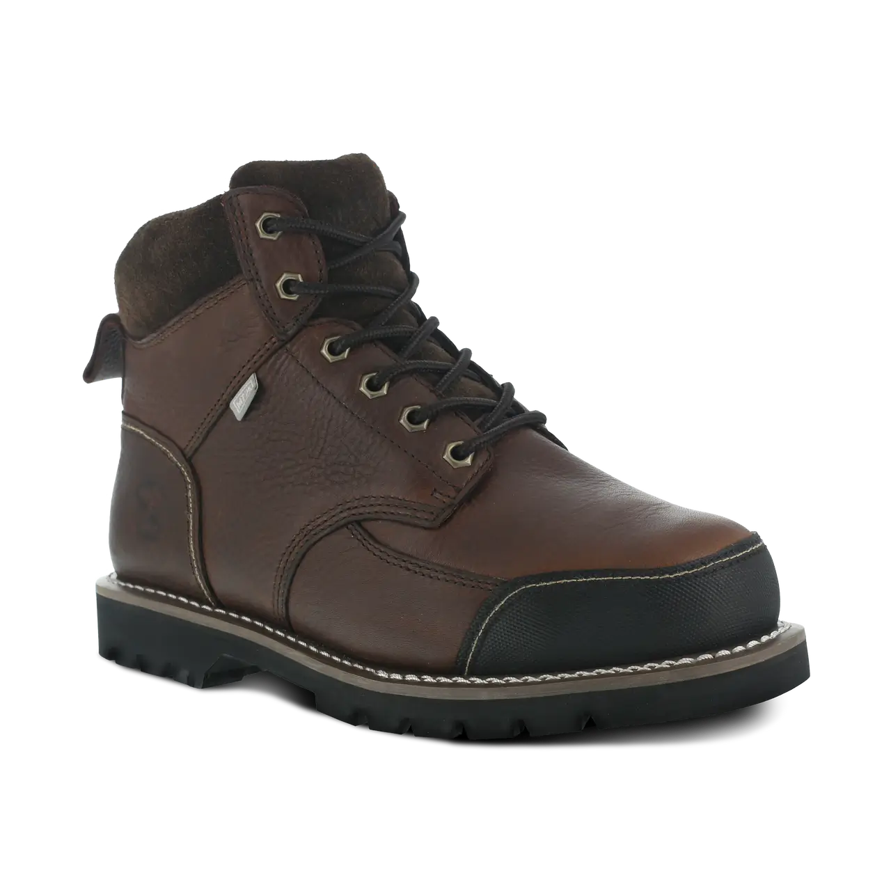 Dozer 6-Inch Steel Toe Work Boots with Metatarsal Guard - Brown Safety Shoes for Construction & Industrial Work
