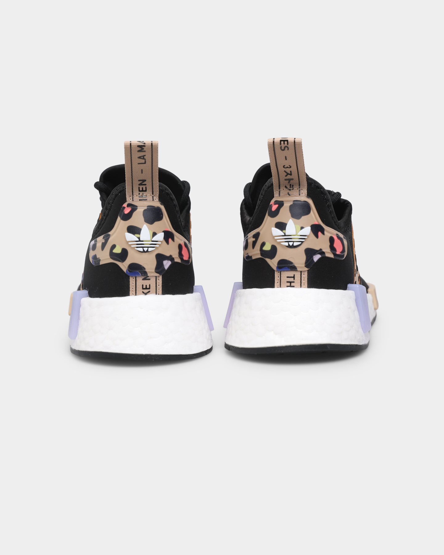 Adidas Women's NMD_R1 Running Shoes - Core Black, Pale Nude & Purple Tint - Lightweight Comfort for Gym, Jogging & Daily Wear