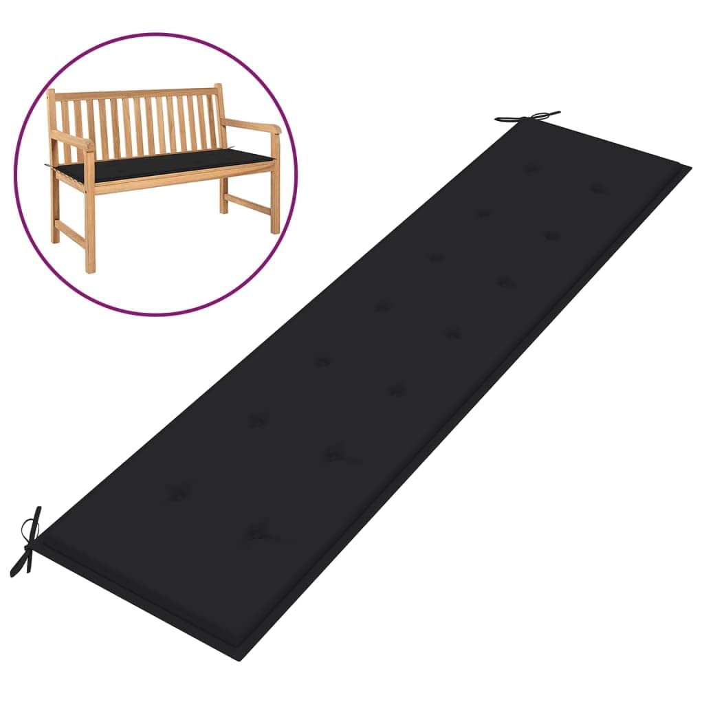Premium Outdoor Bench Cushion - Waterproof & Weather-Resistant Patio Seat Cushion with Ties - Universal Fit 78.7